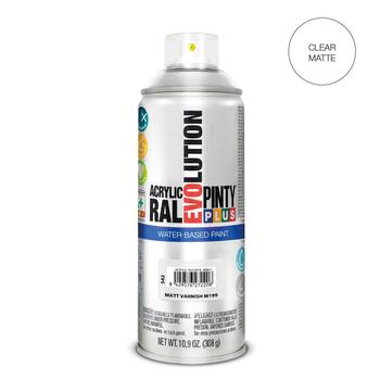 Ūdens bāzes akrila aerosola matēta laka PintyPlus Evolution 400ml (542)