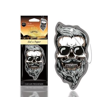 Gaisa atsvaidzinātājs Car air freshener AROMA DIA DE LOS MUERTOS OudPepper Skull (A83120)