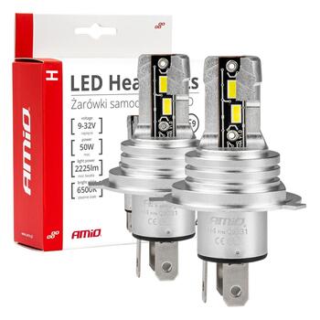 LED Auto spuldzes H-mini Series H4/H19 AMiO-03331 (03331)