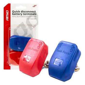 Akumulatoru klemmes 12V max.30A (03020)