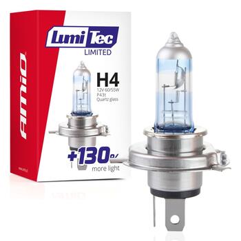 Halogen bulb H4 12V 60/55W LumiTec LIMITED +130% (02132)