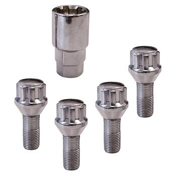 Konuss auto riteņu drošības pretaizdzīšanas skrūves M12x 1,25x26mm CARPOINT, 2gb. (0520501-2gb.)