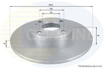 Bremžu disks COMLINE, MAZDA (0438)
