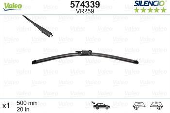 Logu slotiņa S574339 Valeo Silencio OPEL Insignia A Hatchback (G09) (07.2008 - ...) (S574339)