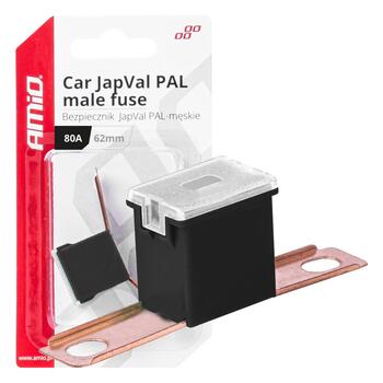 Drošinātāji Car JapVal PAL male fuses 62mm 80A AMIO-03432 (03432)