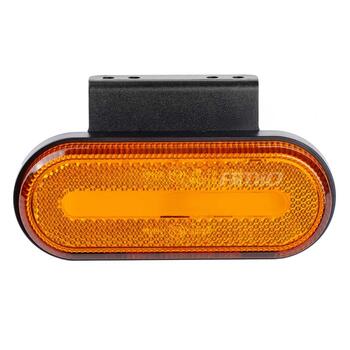 LED gabarītu gaisma AMiO OM-01-O ovāla, oranža (02374)