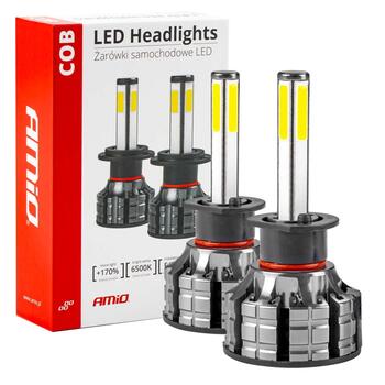 LED Auto spuldzes Headlights COB Series H1 AMiO-02842 (02842)