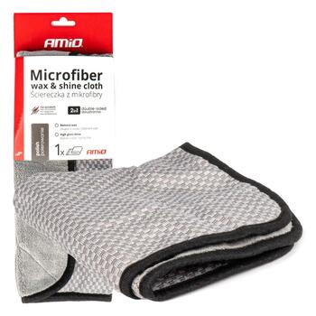 Mikrošķiedras lupatiņa pulēšanai 40x40cm 600g AMIO-03976 (03976)