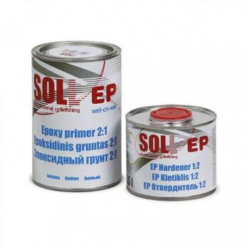 SOLL Epoksīda grunts ar cietinātāju, krāsa balta 1.5ltr (S-EP 1W)