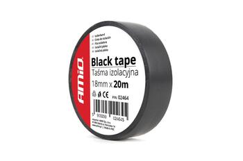 Izolācijas lente melna 18mm x 20m (1 pcs) (02464)