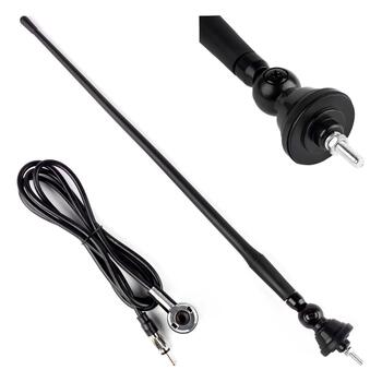 Auto antena Rubber 34cm 5mm adaptor ANT02 (01049)