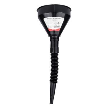 Universāla elastīga melna piltuve ar sietiņu degvielai 13.5 cm AMIO-04036 (04036)