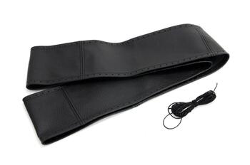 Ādas stūres apvalks Natural Leather LACED 43-45/92 mm (01763)
