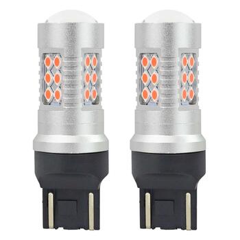 LED CANBUS 3030 24SMD T20 7443 WR21/5W Red 12V/24V (02581)