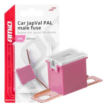 Drošinātājs Car JapVal PAL male fuses 48mm 30A AMIO-03418 (03418)