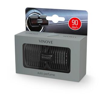 Auto gaisa atsvaidzinātājs VINOVE EVOLUTION LINE SILVERSTONE (V11259/V17-01)