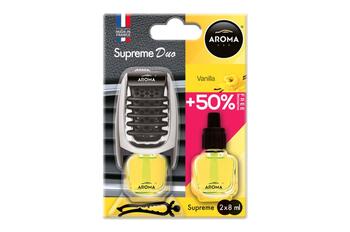 Gaisa atsvaidzinātājs Car air freshener AROMA SUPREME DUO VANILIA (A92251)