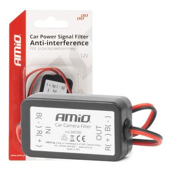 Automašīnas barošanas signāla filtrs pret traucējumiem 12V AMIO-04100 (04100)