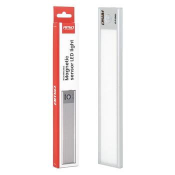 Uzlādējams magnētiskais LED apgaismojums ar sensoru 1.2W 1000mAh AMIO-04893 (04893)
