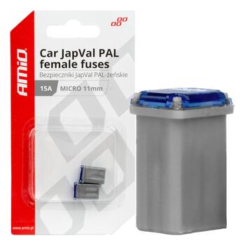 Auto JapVal PAL ligzdas drošinātāji 15A AMIO-03457 (03457)