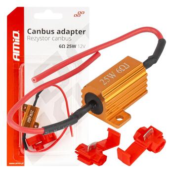 LED Canbus releja rezistors 6Ω 25W AMIO-04092 (04092)