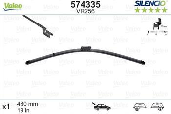 Logu slotiņa S574335 Valeo Silencio FORD Mondeo Mk4 Hatchback (BA7) (03.2007 - 01.2015) (S574335)