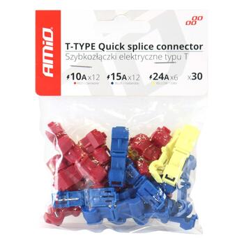 T-Type Ātrie savienotāju konektori 30pcs mix (02347)