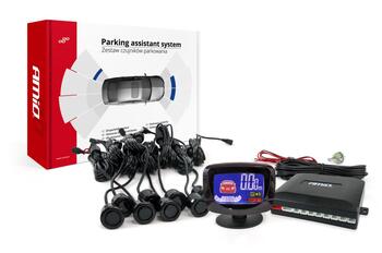 Parkošanās sensors LED-GRAF 8 sensor black