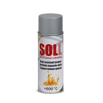 SOLL Sudraba karstumizturīga krāsa +600C 400ml (S700013)