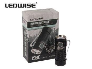 LEDWISE 600lm Mini kabatas lukturis ROGUE (1700-AT786)