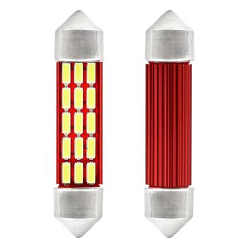 LED CANBUS spuldze 4014 20SMD Festoon C5W C10W C3W 41mm White 12V/24V (01634)