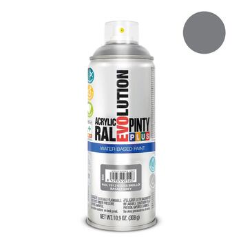 Ūdens bāzes akrila aerosola krāsa pelēka RAL 7012 PintyPlus Evolution 400ml (844)