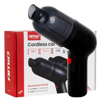 Bezvadu putekļusūcējs 70W 11kPa USB-C VC-08 HEPA AMIO-04416 (04416)
