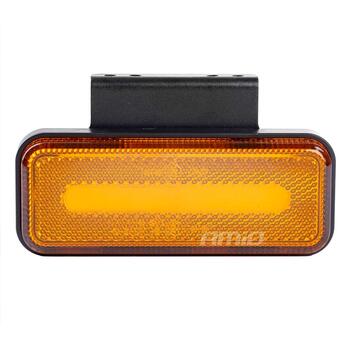 LED gabarītu gaisma AMiO OM-02-O taisnstūrveida, oranža (02376)