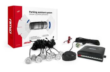 Parkošanās sensors Parking sensor 8 Buzzer silver (01596)