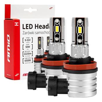 LED Auto spuldzes H-mini Series H8/H9/H11/H16 AMiO-03333 (03333)