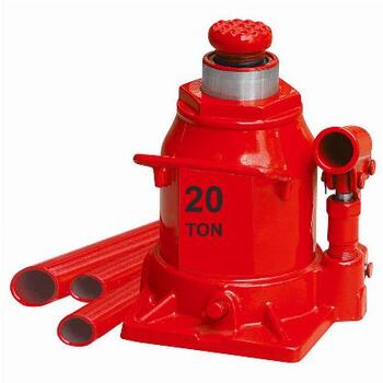 Domkrats hidraulisks zemais 20T, celšanas augstums: min. 17.7 cm - maks. 29   cm (05-20T-1)