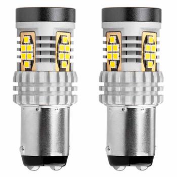 LED bulbs CANBUS 3020 24SMD 1157 BAY15D P21/5W White 12V/24V (02798)