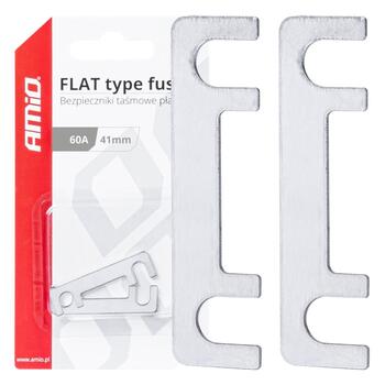 Drošinātāji Car FLAT type fuses 41mm 60A AMIO-03492 (03492)
