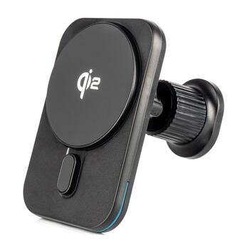 Telefona lādētājs ar Wireless uzlādi Fast Magnetic Wireless Vent Dashboard Car Charger Qi2 15W (04179)