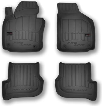 Gumijas paklāju komplekts 3D FROGUM SKODA OCTAVIA II 2004-2013; SKODA OCTAVIA II RS 2005-2013; SKODA OCTAVIA II SCOUT 2007-2013; VW GOLF VI 2008-2012; VW SCIROCCO III 2008-2017 (09-3D407145)