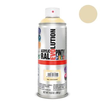 Akrila krāsa aerosolā krēma RAL 1014 Evolution PintyPlus 400ml (1014EV)