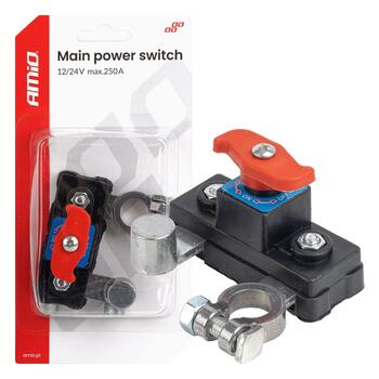 Masas slēdzis 12V 24V 250A AMIO-04831 (04831)
