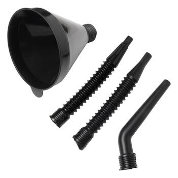 Piltuve Vertex - straight 4-parts black (02007)