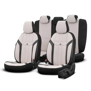 Auto sēdekļu pārvalku komplekts OTOM SWAN 503 BEIGE 3-ZIP (OT86753m)