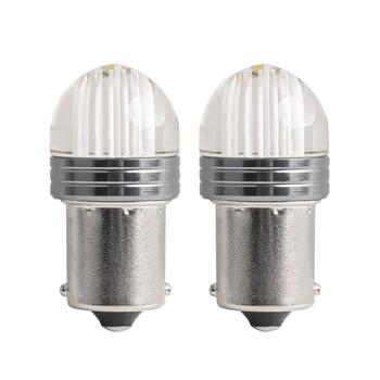 LED STANDARD spuldzes P21W 9SMD 12V Clear white (02953)