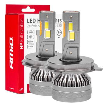 LED Headlights HP Series H4/H19 12-24V AMiO-03673 (03673)