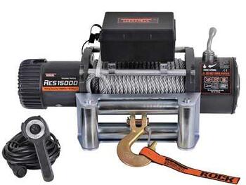 Elektriskā viņča ROCK 24V 6800kg ar pulti IP67 (9201-10017)