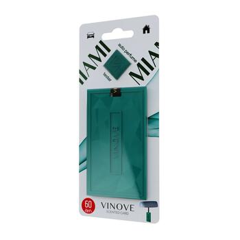 Auto gaisa atsvaidzinātājs VINOVE SCENTED CARD MIAMI (V11291/V18-17)