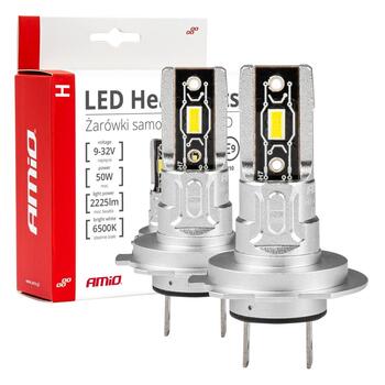 LED Auto spuldzes H-mini Series H7/H18 AMiO-03332 (03332m)